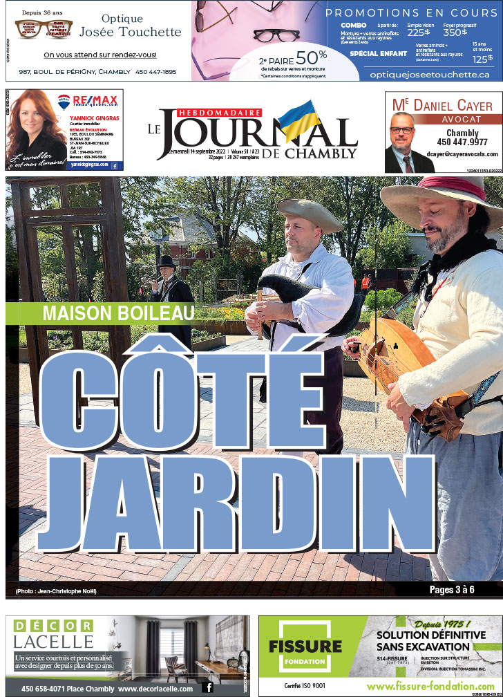 Chambly 14 septembre 2022 - Le Journal de Chambly