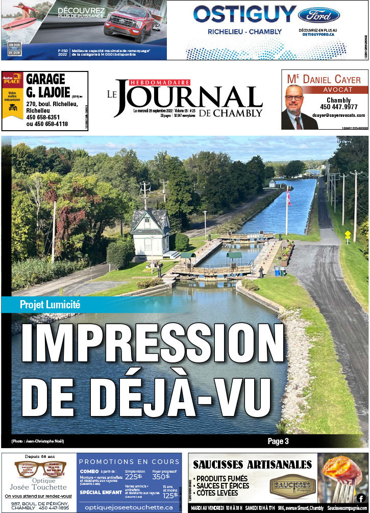Chambly 28 septembre 2022 - Le Journal de Chambly