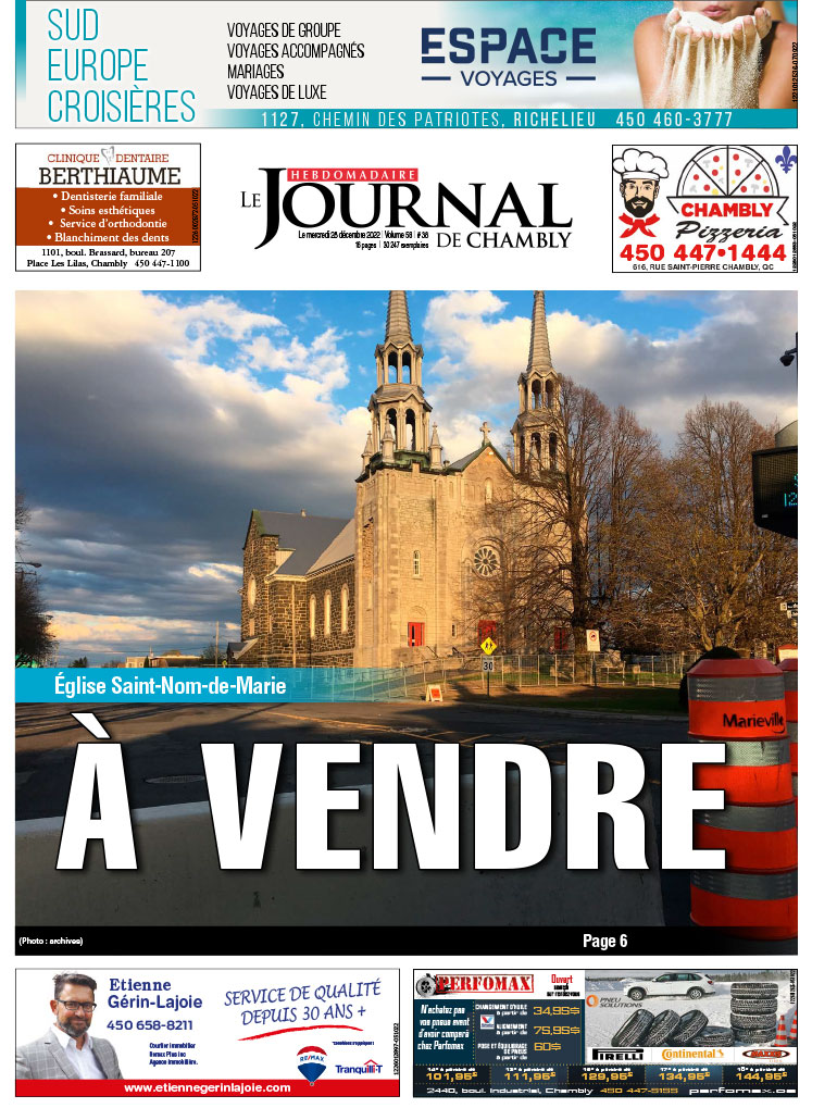 Chambly 28 décembre 2022 - Le Journal de Chambly